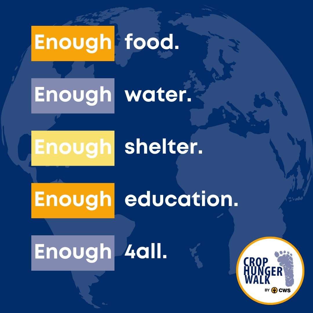 Enough food. Enough water. Enough shelter. Enough education. Enough 4all