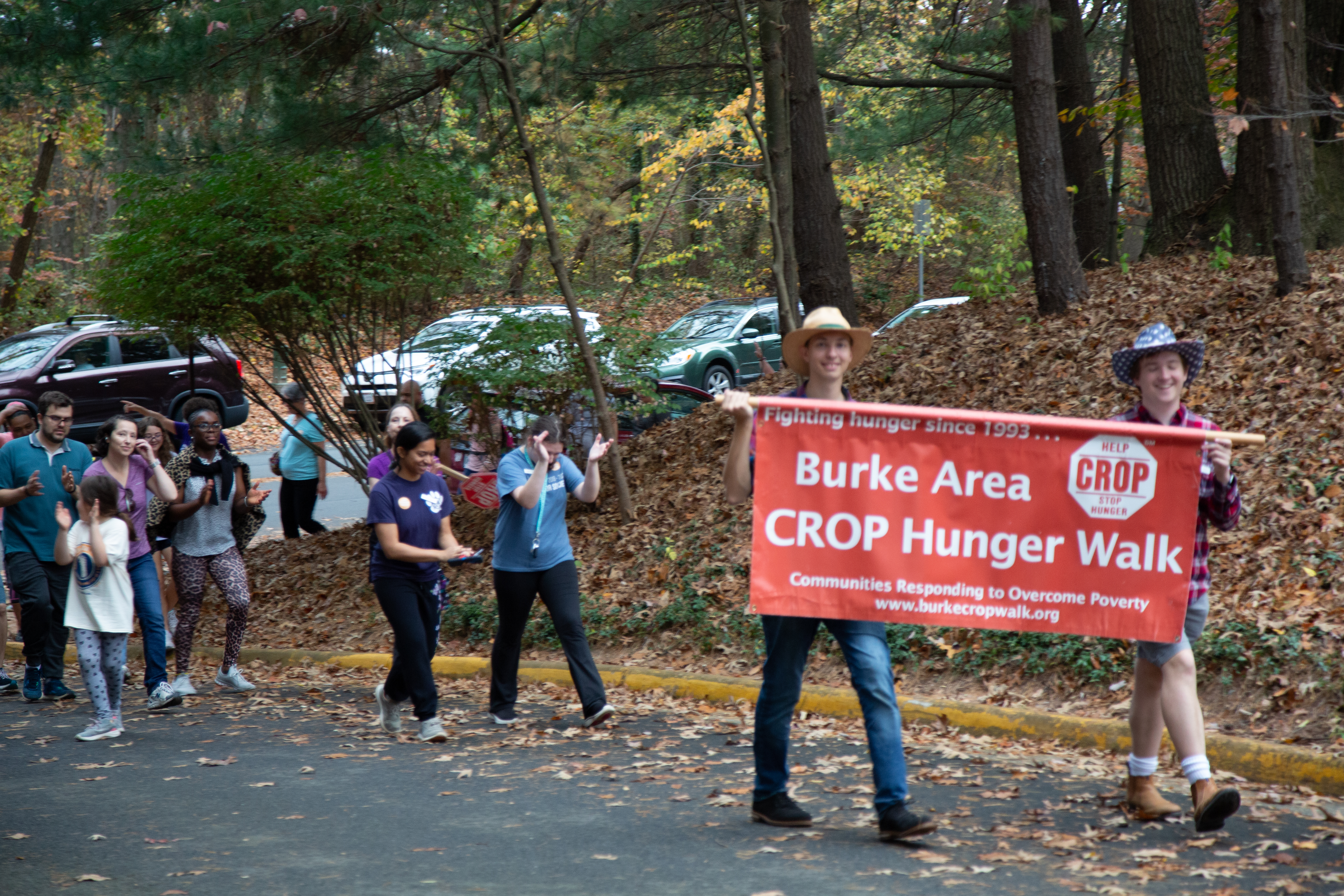 The walkers are nearly back at their starting point!